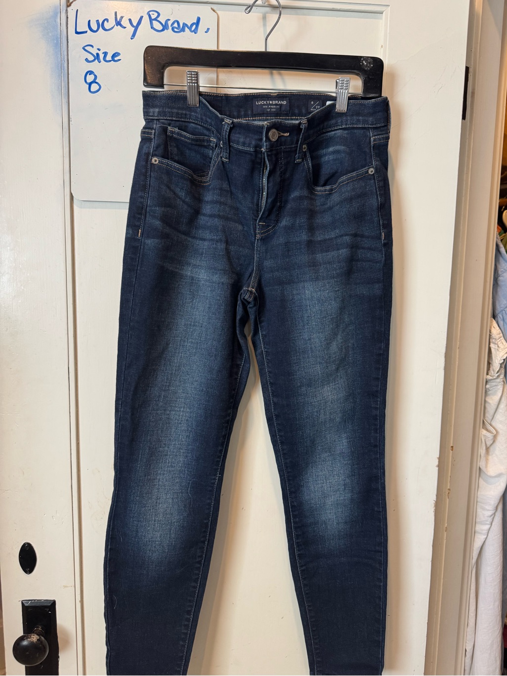 Lucky Brand Dark Indigo Skinny Jeans